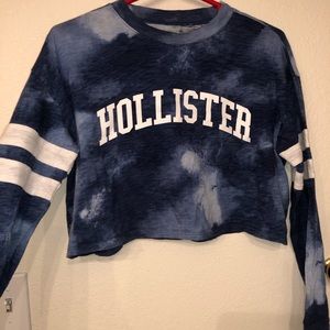 Hollister Tye Dye Long Sleeved Crop Top
